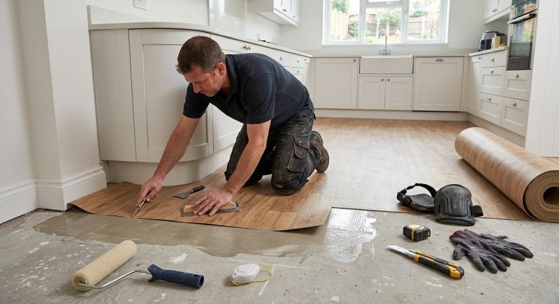 Sheet Linoleum Installation in Houston, TX