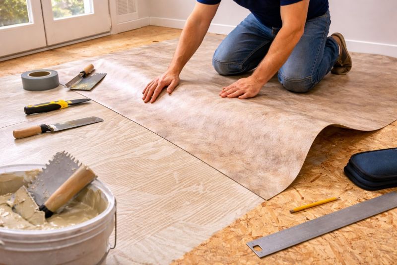 Sheet Vinyl Installation in Houston, TX